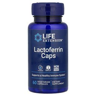 Life Extension Lactoferrin Caps 60 капс. Молозиво (Colostrum) и Лактоферрин