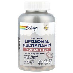 Solaray Women's 50+ Liposomal Multivitamin 120 капсул Вітамінно-мінеральні комплекси