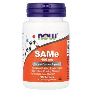 NOW SAMe 400 mg 30 таблеток SAM-e