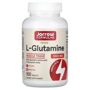 Jarrow Formulas L-Glutamine 1,000 mg 100 tablets Глютамин