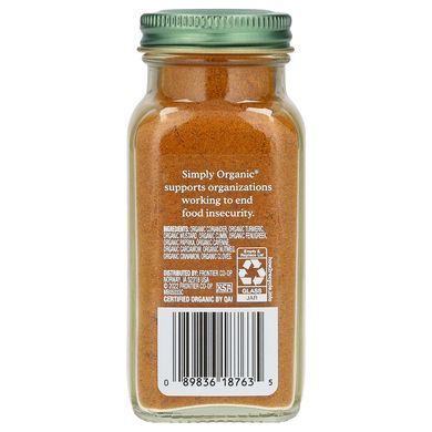 Simply Organic Curry Powder 85 g Специи