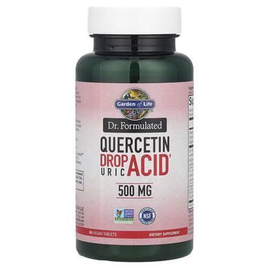 Garden of Life Dr. Formulated Quercetin Drop Uric Acid 500 mg 60 tablets Кверцетин