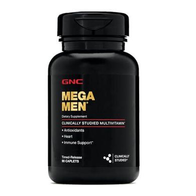 GNC Mega Men 90 капсул Вітаміни для чоловіків