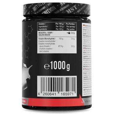 MST Creatine Monohydrate 1000 g
