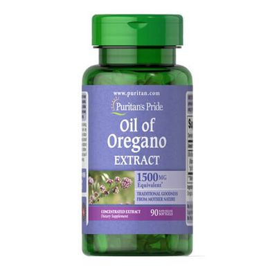Puritan's Pride Oil of Oregano Extract 150 mg 90 капсул Орегано