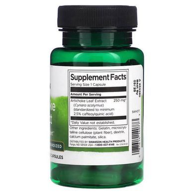 Swanson Artichoke Extract 250 mg 60 caps Артишок