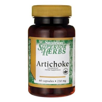 Артишок Swanson Artichoke Extract 250 mg 60 капсул Артишок