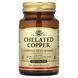 Solgar Chelated Copper 100 таблеток