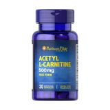 259 грн L-Карнитин Puritan's Pride Acetyl L-Carnitine 500 mg 30 капс
