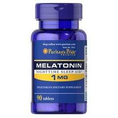 Puritan's Pride Melatonin 1 mg 90 таб. Мелатонин