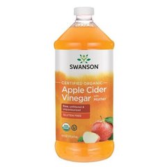 Swanson Organic Apple Cider Vinegar with Mother 473 ml Яблучний оцет