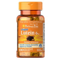 Puritan's Pride Lutein 6 mg with Zeaxanthin 100 капс Лютеїн