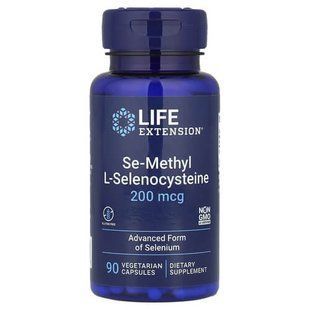 Life Extension Se-Methyl L-Selenocysteine 200 mcg 90 Vegetarian Capsules Селен