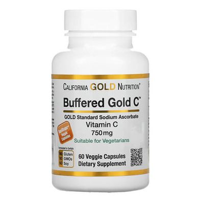 California Gold Nutrition Buffered Gold C 60 капсул Витамин С