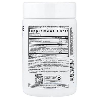 Codeage Biotin Marine Collagen+ 120 рослинних капсул Колаген