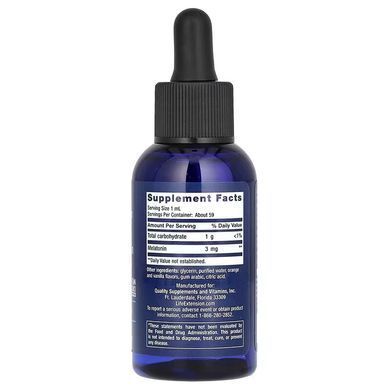 Life Extension Fast-Acting Liquid Melatonin Citrus-Vanilla 59 ml Мелатонін