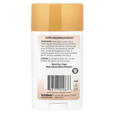 NutriBiotic Deodorant Mango Melon 75 г Дезодоранти та Антиперспіранти