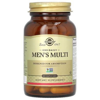 Solgar One Daily Men's Multi 60 capsules Витамины для мужчин