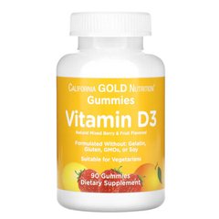 California Gold Nutrition Vitamin D3 Gummies 90 жуйок Вітамін D