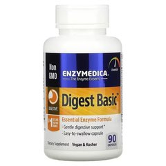 Enzymedica Digest Basic Essential Enzyme Formula 90 капсул Ензими