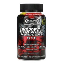 MuscleTech Hydroxycut Hardcore Elite 100 капсул Комплексні жироспалювачі