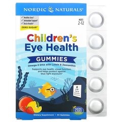 Nordic Naturals Children's Eye Health Gummies 30 льодяників Комплекс мультивітамінів для дітей