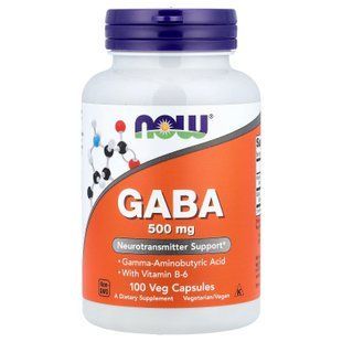 NOW GABA 500 mg 100 caps GABA