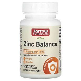 Jarrow Formulas Zinc Balance 100 Veg Caps (05.2027) Цинк