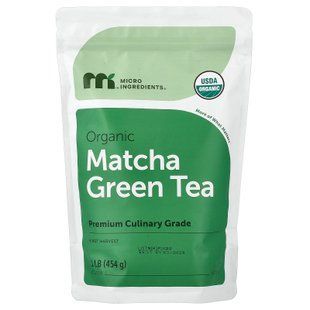 Micro Ingredients Organic Matcha Green Tea Powder 454 грам Чай та Кава