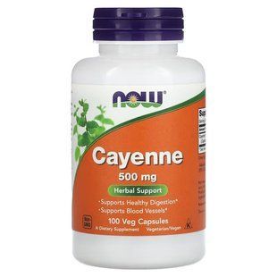 NOW Cayenne 500 mg 100 caps Другие экстракты