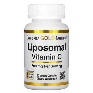 California Gold Nutrition Liposomal Vitamin C 60 капс Вітамін С