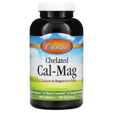 Carlson Chelated Cal-Mag 180 табл. Магний