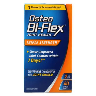 Osteo Bi-Flex Triple Strength 40 таб Глюкозамін і хондроїтін