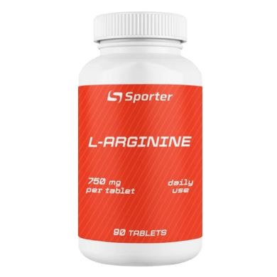 Sporter L-Arginine 750 мг 90 таблеток Аргинин