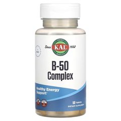 KAL B-50 Complex 50 табл. Комплекс витаминов группы В