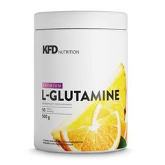 KFD Premium L-Glutamine 500 грам, Полуниця-Малина