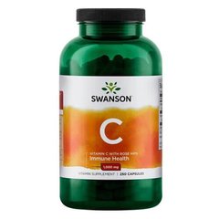 Swanson Vitamin C with Rose Hips 1000 mg 250 табл Вітамін С