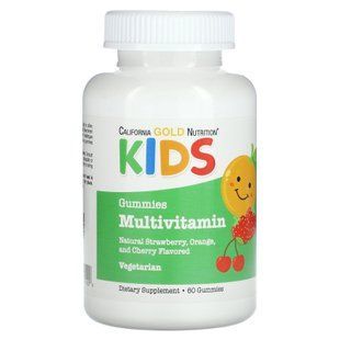 California Gold Nutrition Kid&rsquo;s Multi Vitamin 60 жевательных конфет Мультивитамины для детей