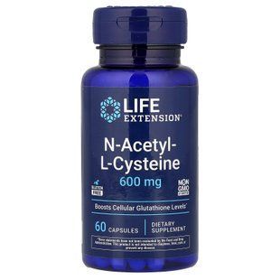 Life Extension NAC 600 mg 60 капс. NAC (N-ацетил-L-цистеин)