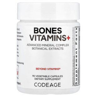 Codeage Bones Vitamins+ 90 растительных капсул Минеральные комплексы