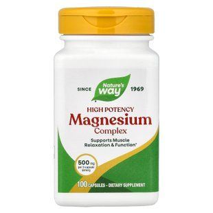 Nature's Way Magnesium Complex 500 mg 100 капсул Магній