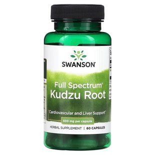 Swanson Kudzu Root Full Spectrum 500 mg 60 caps Другие экстракты