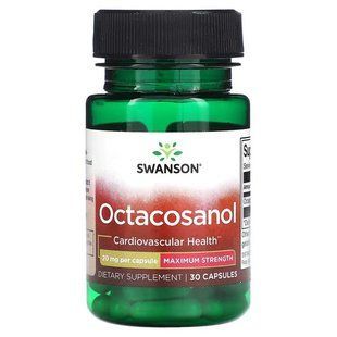 Swanson Octacosanol 20 mg 30 капс. Другие экстракты
