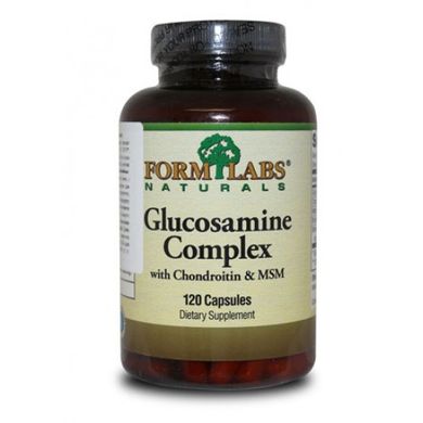 Form Labs Glucosamine & Chondroitin & MSM 120 caps Глюкозамін і хондроїтін