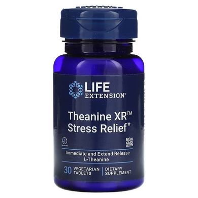 Life Extension Theanine XR Stress Relief 30 табл. Теанин