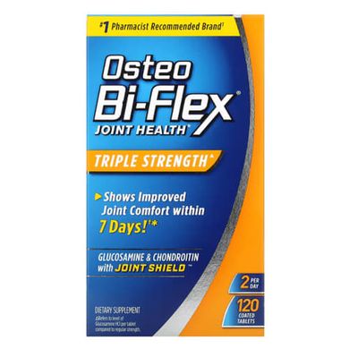 Osteo Bi-Flex Triple Strength 120 таб Глюкозамін і хондроїтін