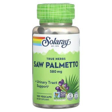 Solaray Saw Palmetto 580 mg 100 Vegcaps Со Пальметто