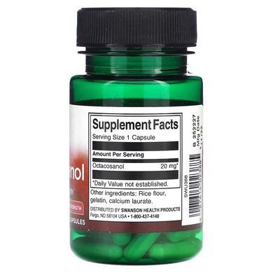 Swanson Octacosanol 20 mg 30 капс. Другие экстракты