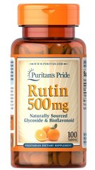 Puritan's Pride Rutin 500 mg 100 таблеток Вітамін P