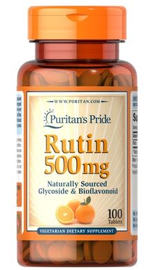 Puritan's Pride Rutin 500 mg 100 табл. Витамин P